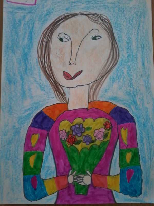 Рисование моя мама