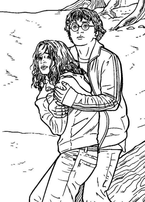 Раскраска Гарри Поттер и узник Азкабана