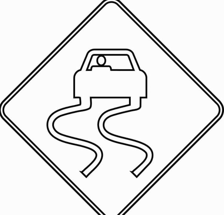 Предупреждающие знаки для раскрашивания