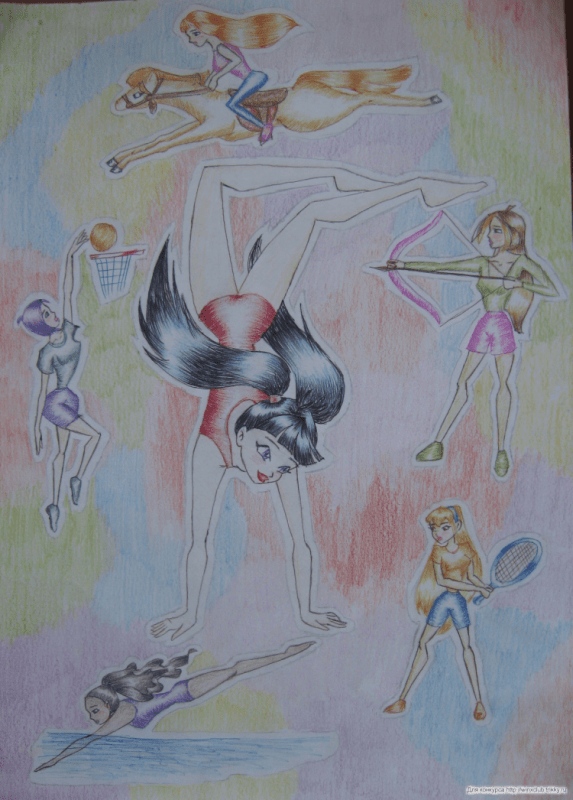 Рисование олимпиад летняя