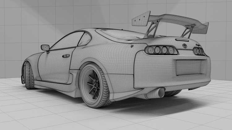 Toyota Supra эскиз