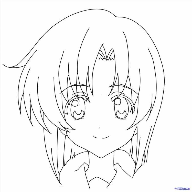 Легкая рисовка аниме