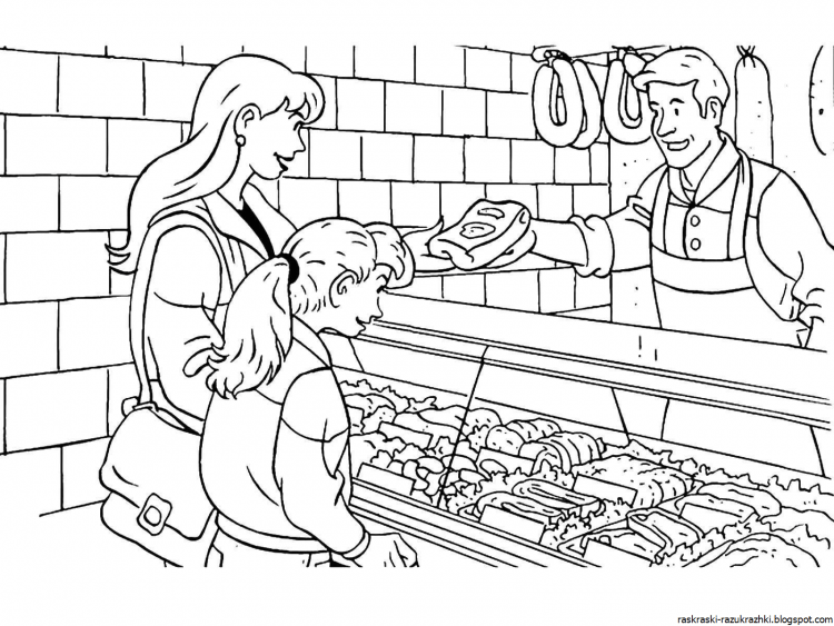 Плотник раскраска