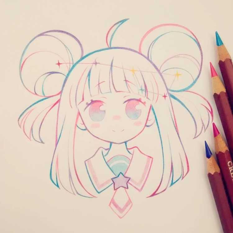 Милый котик карандашом