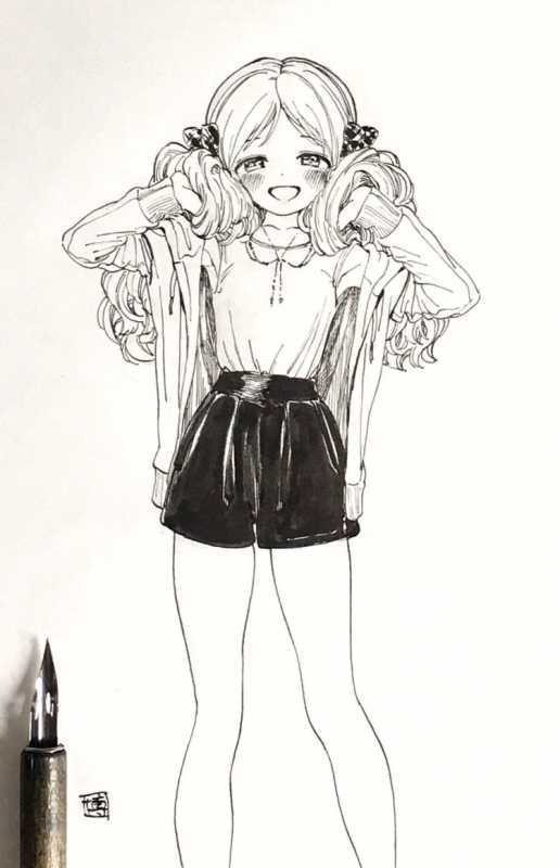 Раскраски красивые для девочек в стиле аниме