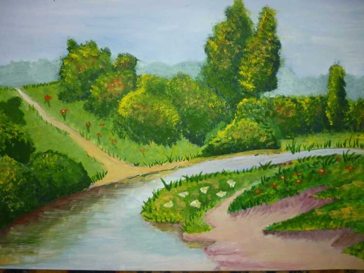 Пейзаж родного края Татарстан