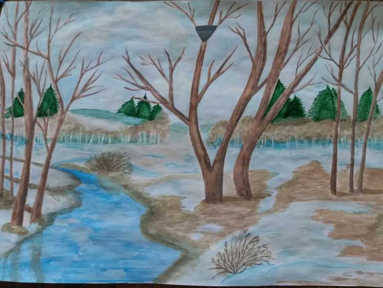 Родные просторы изо