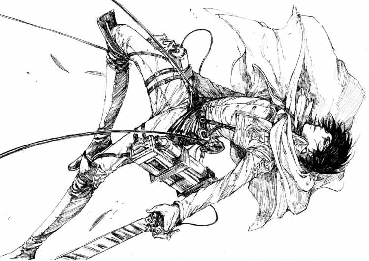 Распечатки атака титанов Эрен