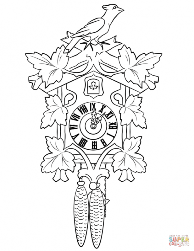 Часы Рисованные