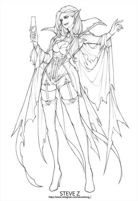 Раскраски ЛОЛ аниме