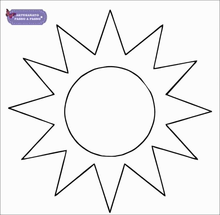 Солнце раскраска