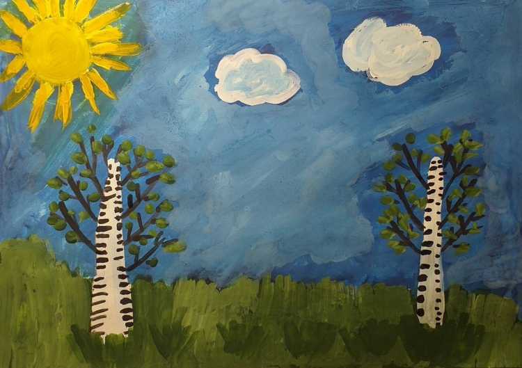 Рисование 4 класс родные просторы