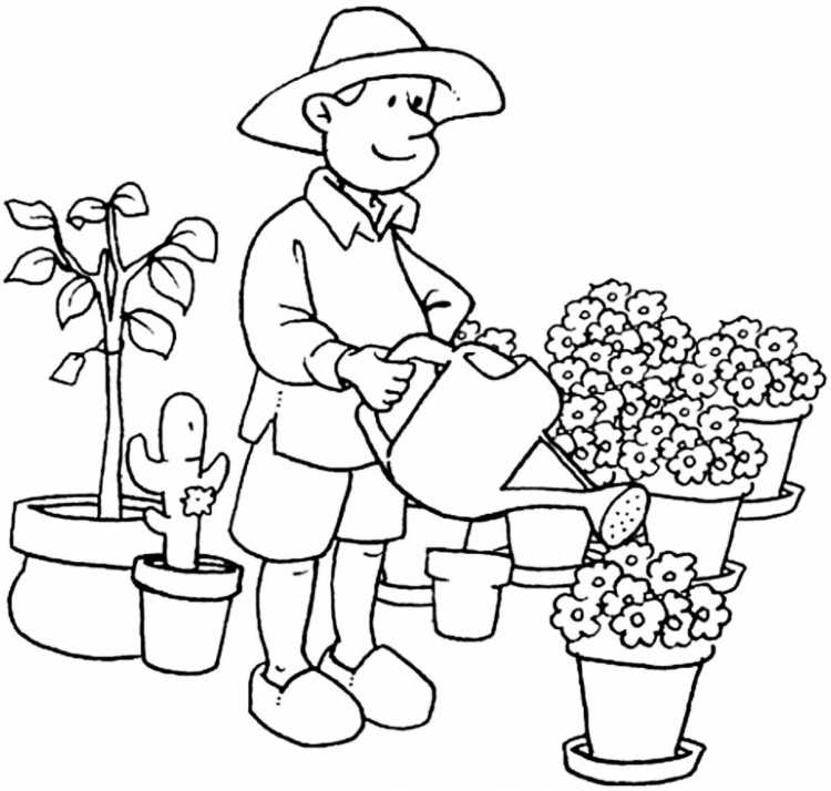 Раскраска повар