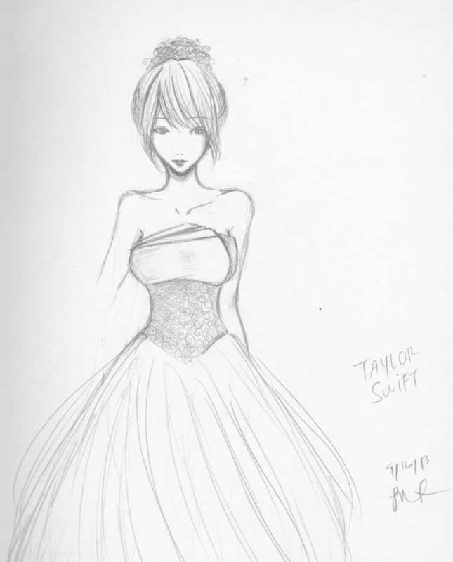 Аниме платья карандашом