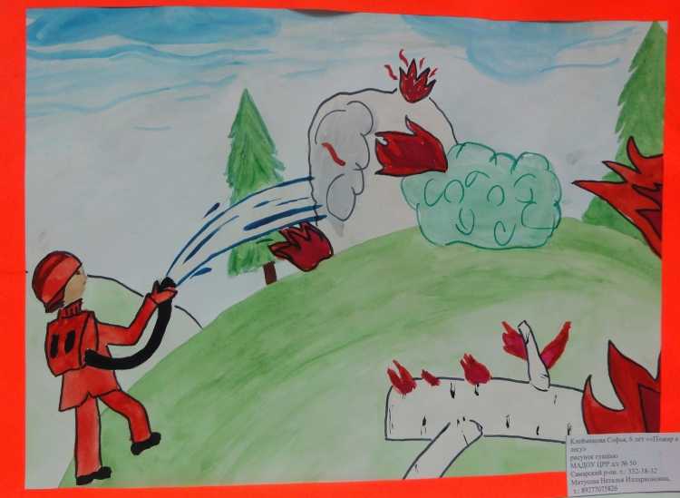 Конкурс осторожно огонь