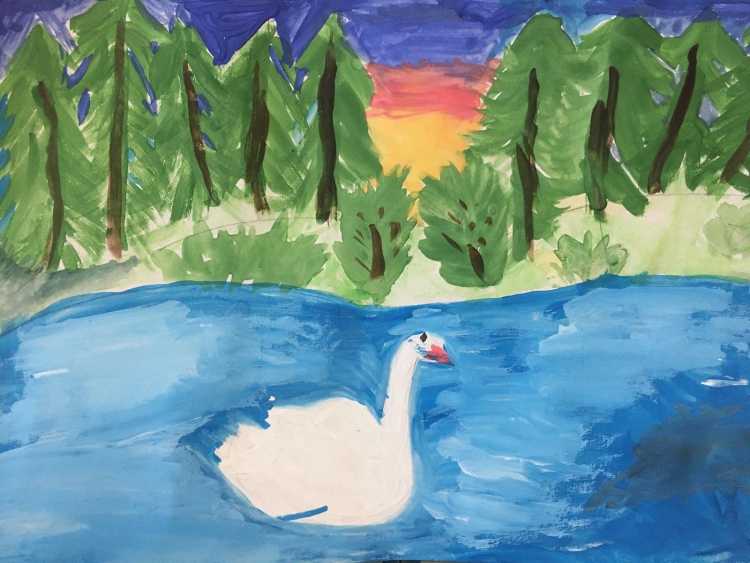 Родные просторы рисунок