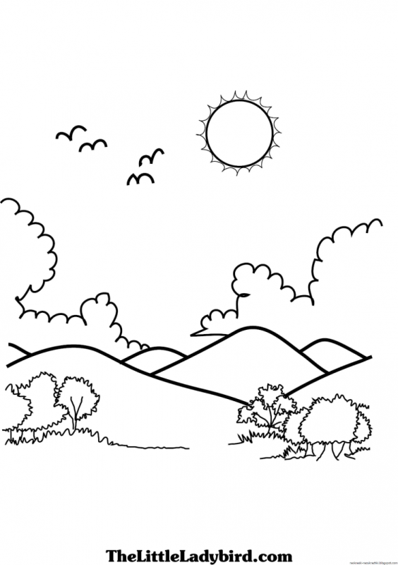 Детские раскраски Радуга