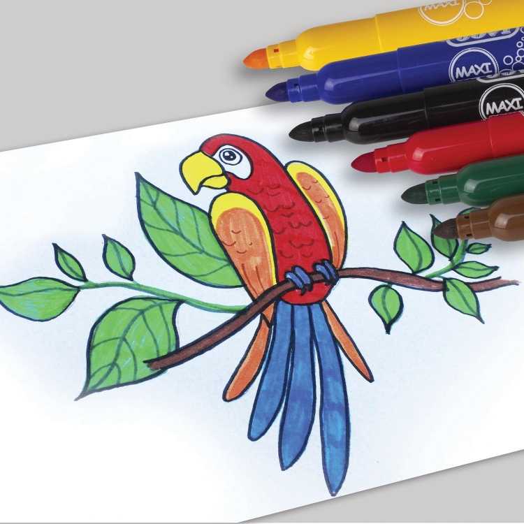 Рисование фломастерами для детей