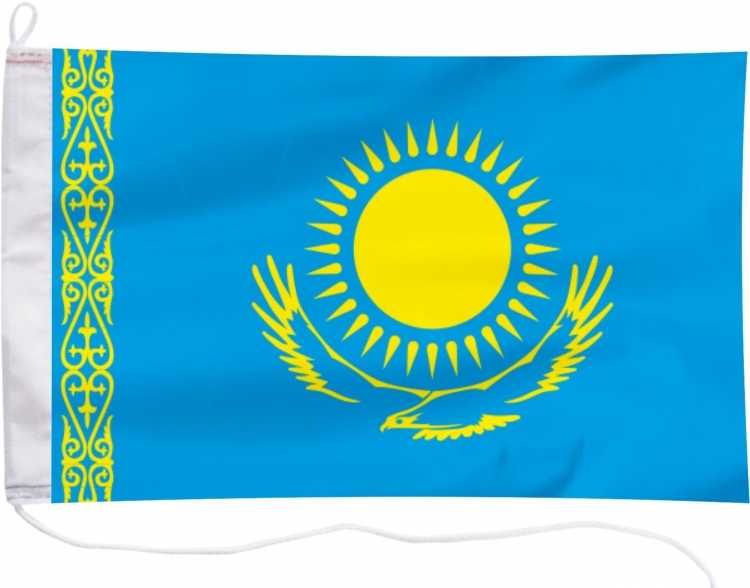 Казахстанский флаг вектор