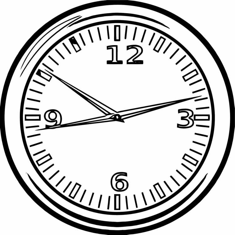 Раскрасить часы