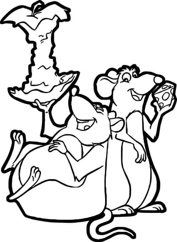 Раскраска из мультфильма Рататуй