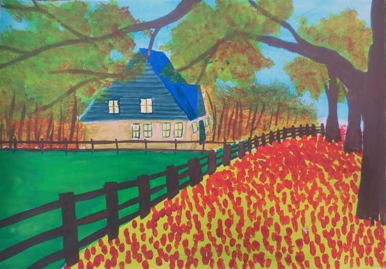 Пейзаж родной земли Астрахань