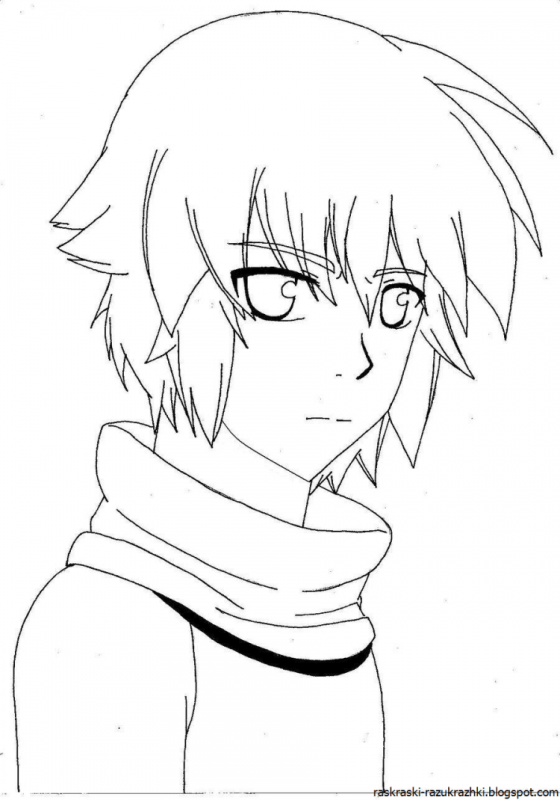 Рисунки для срисовки аниме