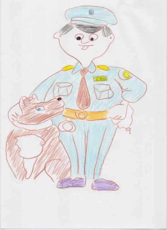Полиция глазами детей конкурс рисунков фото