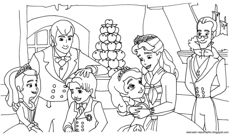 Рисунок семьи из 5 человек карандашом