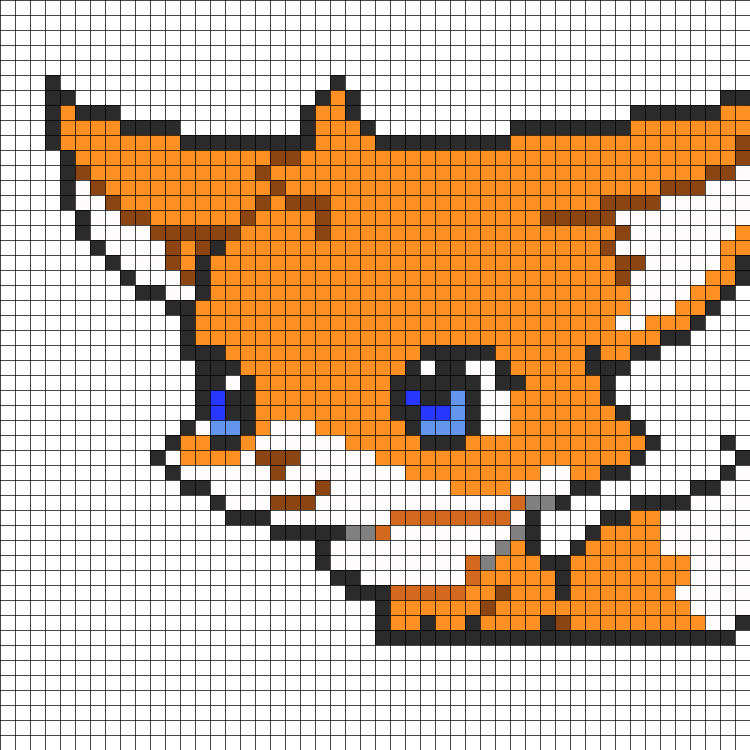 Пиксельное рисование по клеточкам