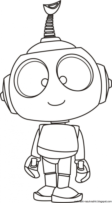 Раскраска Тобот