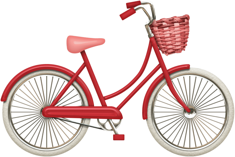 Велосипед на прозрачном фоне
