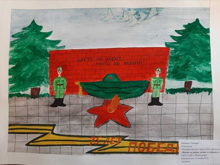 Великой победе посвящается рисунки