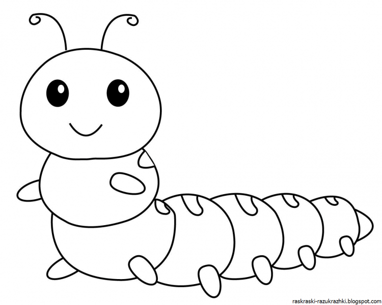 Раскраска насекомые Божья коровка