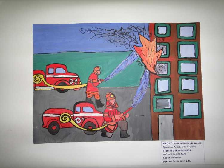 Охрана труда глазами детей пожарная безопасность