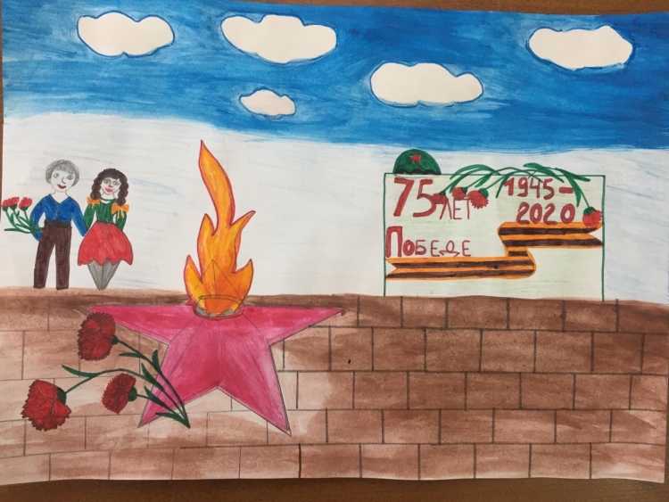 Рисунок ко Дню освобождения города