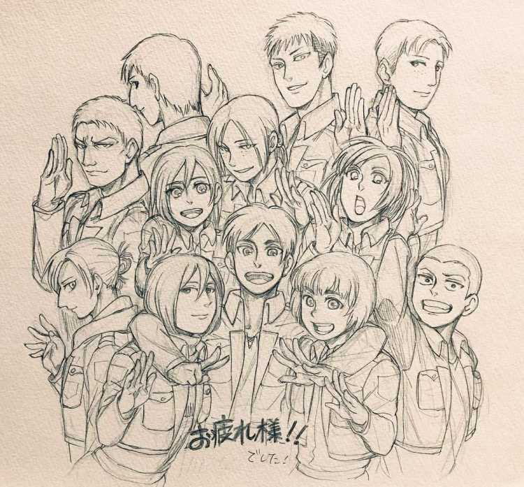 104 Корпус атака титанов