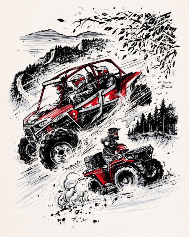 Рисунки мотоциклов для срисовки