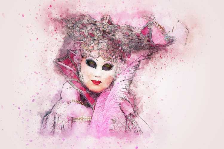 Маска акварель