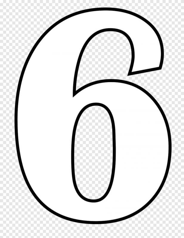 Аппликация цифры