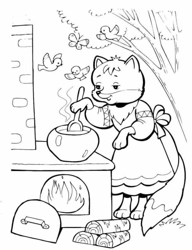 Раскраска malamalama 3d, домик