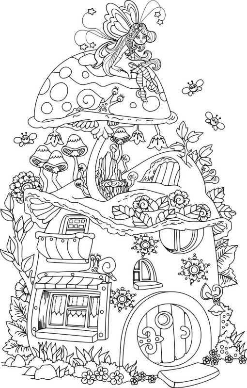 Раскраска домики для детей 3-4 лет