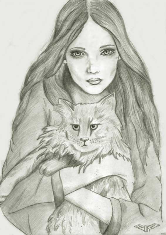 Картинки для срисовки девушки