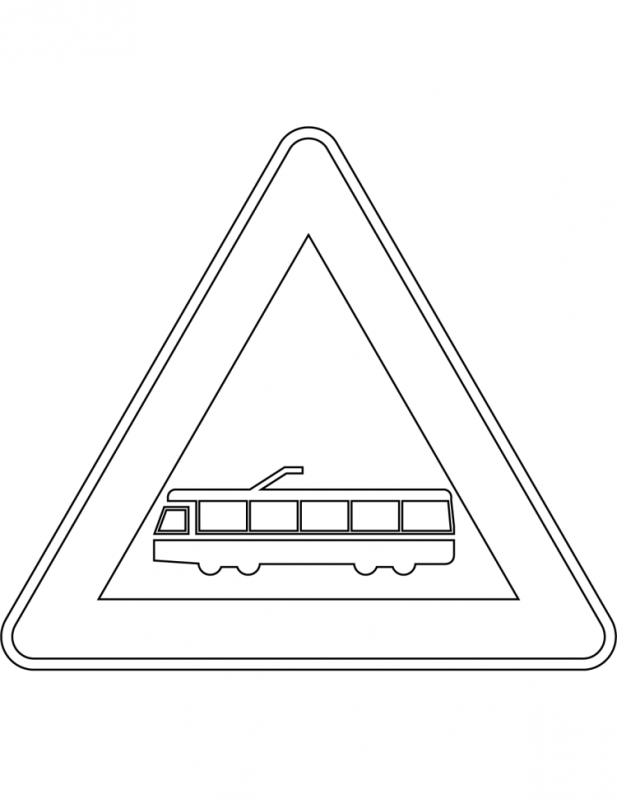 Трафареты дорожных знаков