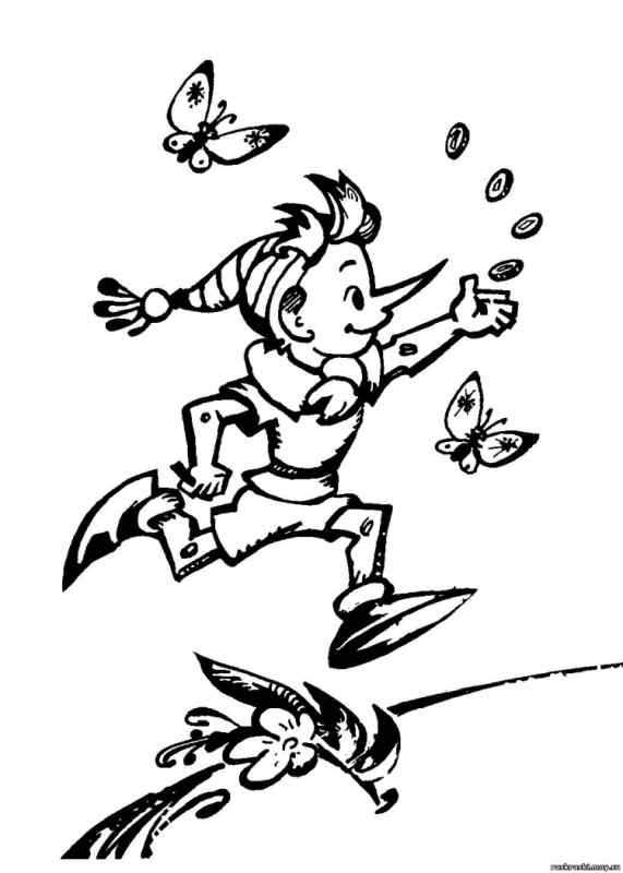 Герои мультика Буратино