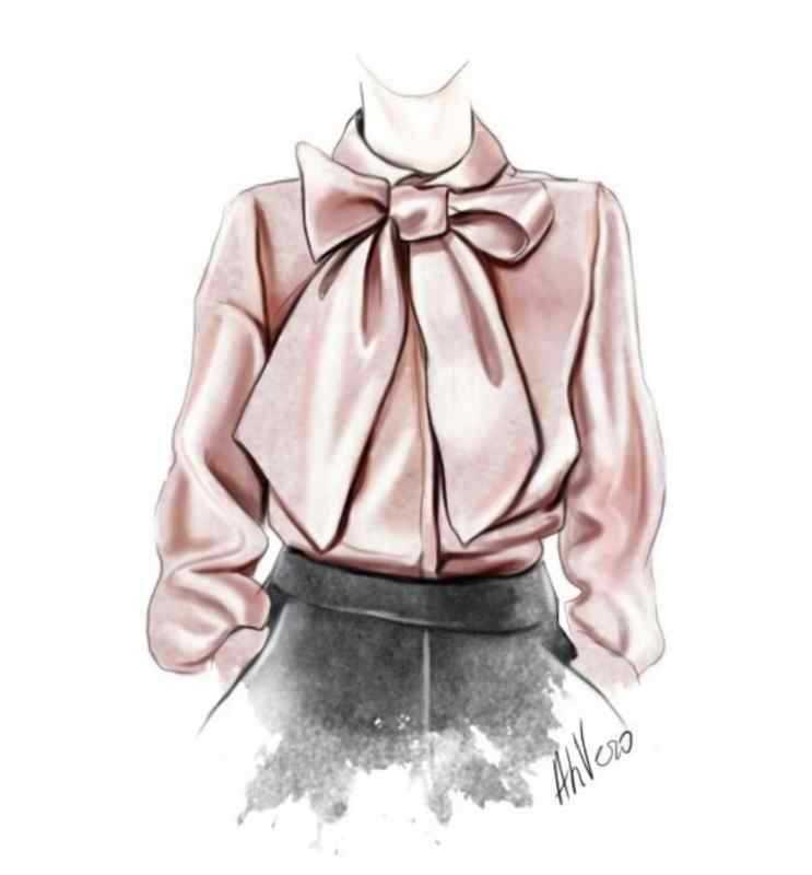 Эскиз блузки