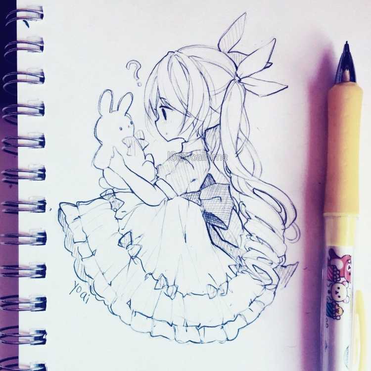 Аниме для рисования цветные