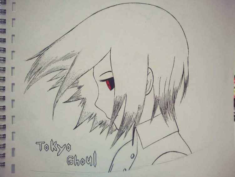 Токийский гуль тока для срисовки
