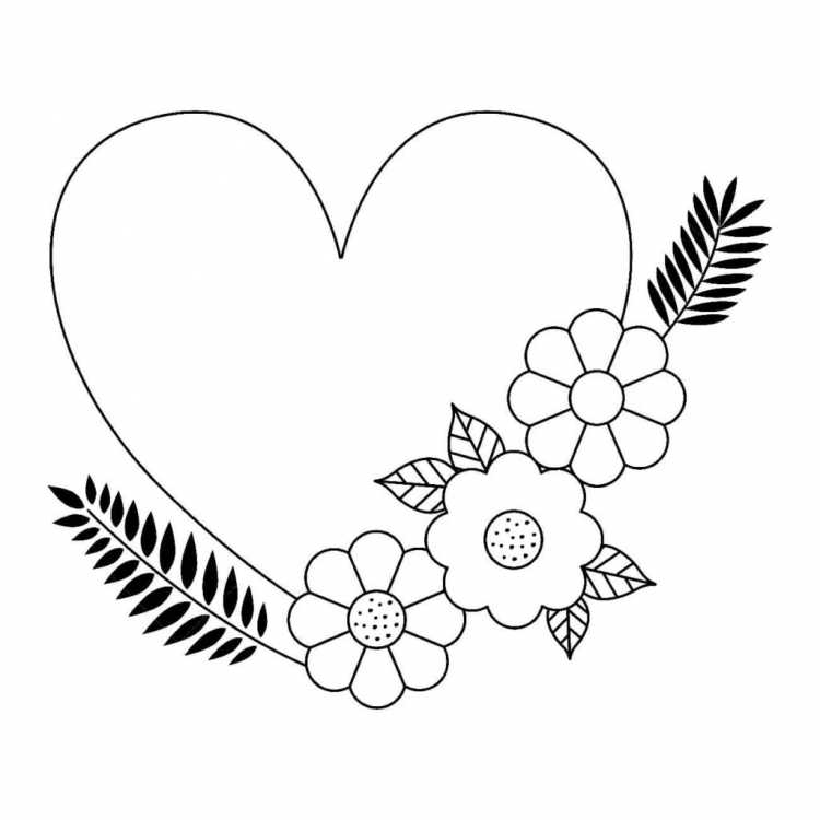 Сердце валентинка