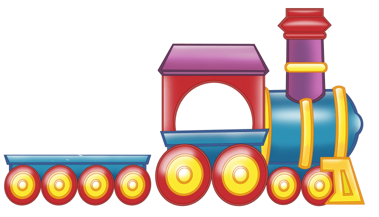 Для малышей паровозик